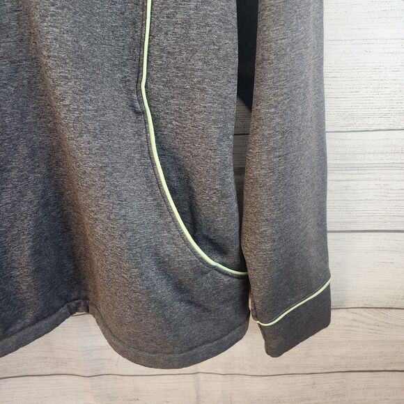 cabela's large gray green womens long sleeve Lined Hood hoodie sweatshirt - Picture 4 of 8